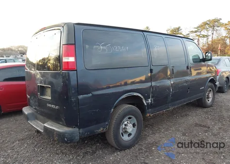 2006 Chevrolet Express Ls from USA, damaged, VIN 1GAHG35U861113220
